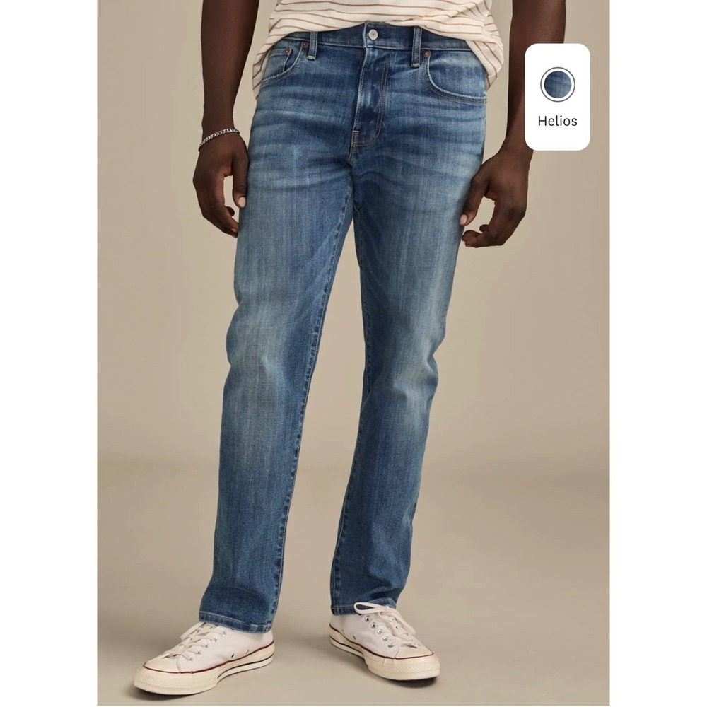 Lucky Brand 410 Athletic Straight Jeans Blue Denim 42x30 Mens NWT